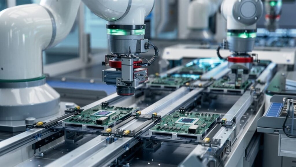 Electronics Industry Automation Solutions including PCB assembly and inspection